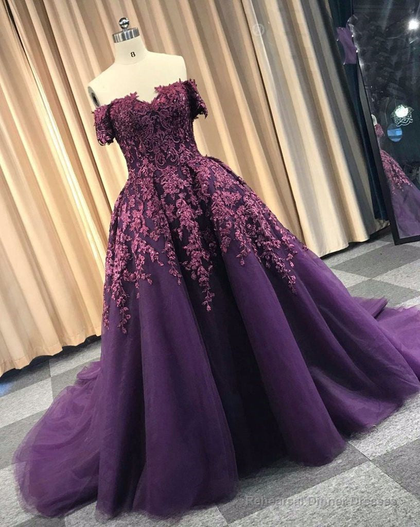 2025 Off Shoulder Regency Sweetheart Appliques Long Ball Gown Prom Dress Main image