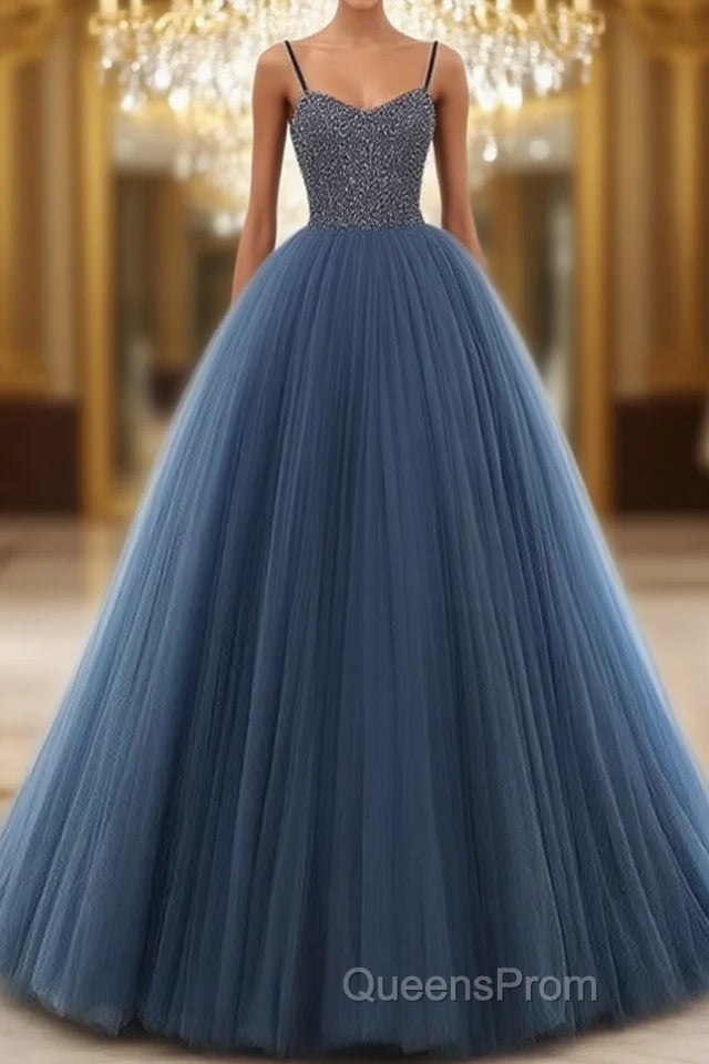 Beading Ball Gown Long Evening Prom Dress,Popular Evening Dress,Fashion Winter Formal Dress Main image
