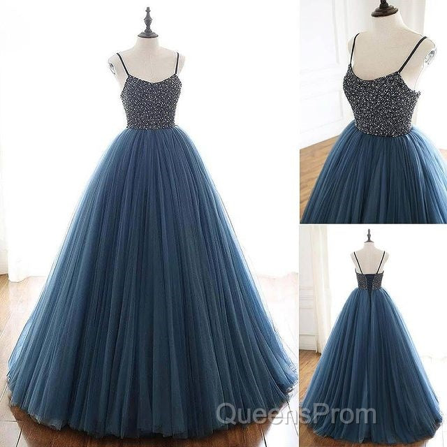 Beading Ball Gown Long Evening Prom Dress,Popular Evening Dress,Fashion Winter Formal Dress Secondary image