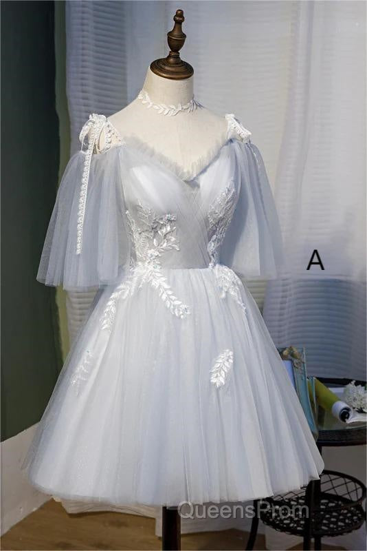 Chic Sleeveless Lace Appliques Tulle Princess Homecoming Dress Secondary image