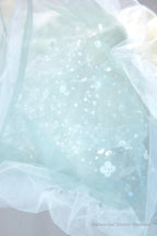 Lovely Puff Sleeve Tulle Formal Evening Gown, A-Line Long Prom Dress