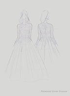 2025 Newest A Line Long Sleeves Tulle With Appliques Wedding Dresses