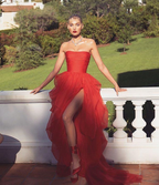 Red Classy Prom Dress