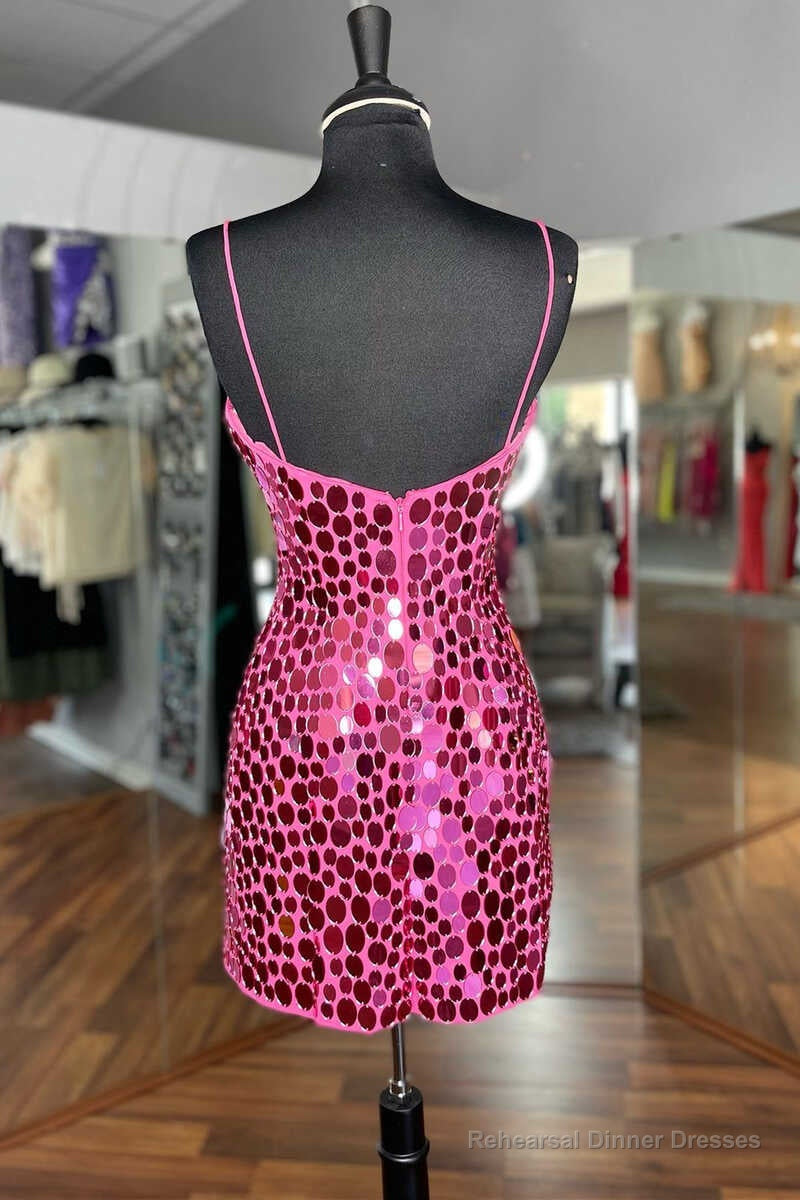 Stunning Oval Glass Mirror Backless Mini Homecoming Dress Secondary image