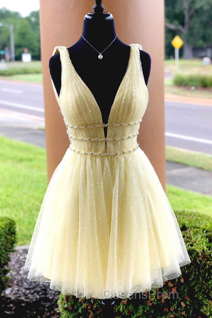 Sparkling Beading Sky Blue Homecoming Dress Secondary image