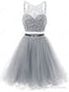 2 Piece Homecoming Dresses, Sparkle Sweet 16 Dress, Homecoming Dress