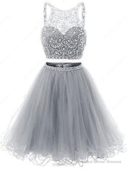 2 Piece Homecoming Dresses, Sparkle Sweet 16 Dress, Homecoming Dress