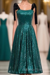 Cute Rose Gold Sequins Short Party Dress