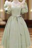 80S Style Puffy Sleeve Lace High Neck Midi Dress