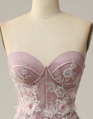 A-Line Sweetheart Neckline Long Evening Prom Dress With Appliques