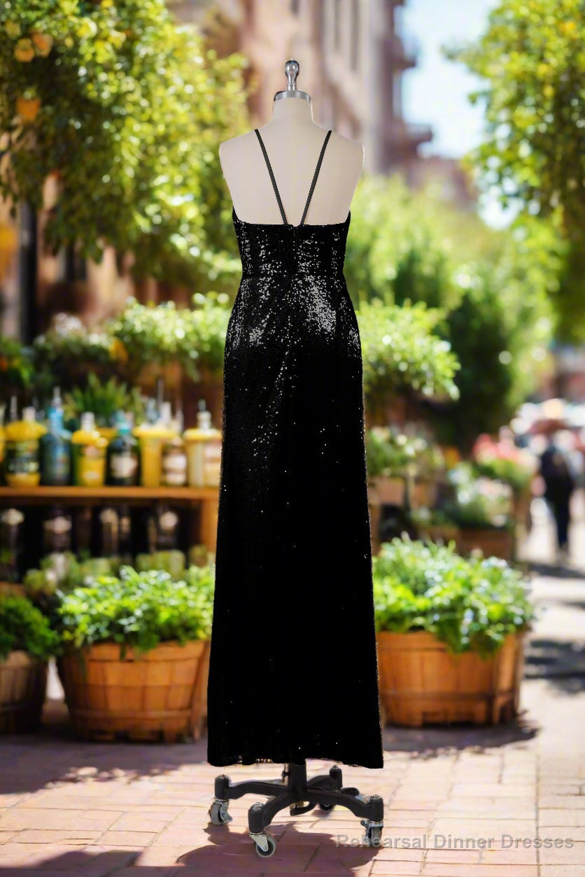 Beautiful Sequins Halter Hourglass Bridesmaid Dresses Secondary image