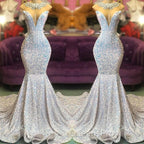 Glamorous Sequins Mermaid Long Evening Evening Prom Dress Online