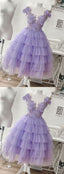 Sexy V Neck Appliques A Line Dresses, Short Prom Dresses, Cheap Homecoming Dresses, Graduation Dress Formal Women Dress, Homecoming Dress, E0898
