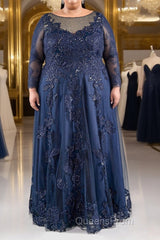 Half sleeves Sequined Elegant Lace Mother of The Bride Dress