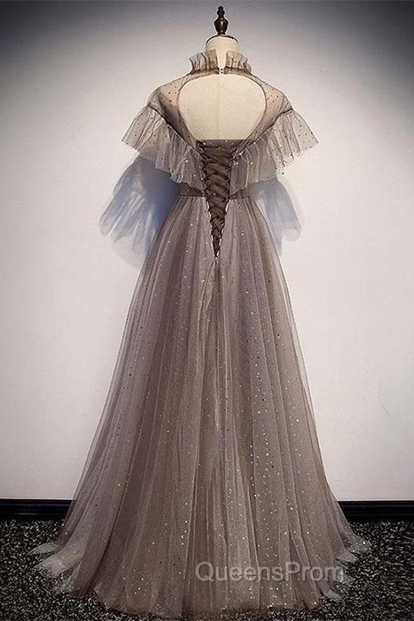 Charming Elegant Long A-line Floor Length Simple Party Evening Prom Dress Secondary image