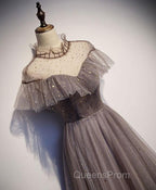 Charming Elegant Long A-line Floor Length Simple Party Evening Prom Dress