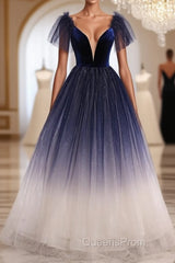 Elegant Backless Lace Up Long Charming Princess Evening Prom Dress For Girls