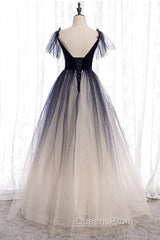 Elegant Backless Lace Up Long Charming Princess Evening Prom Dress For Girls