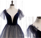 Elegant Backless Lace Up Long Charming Princess Evening Prom Dress For Girls