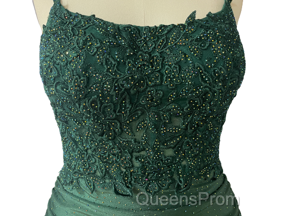 Spaghetti Straps Open Back Short Homecoming Dress