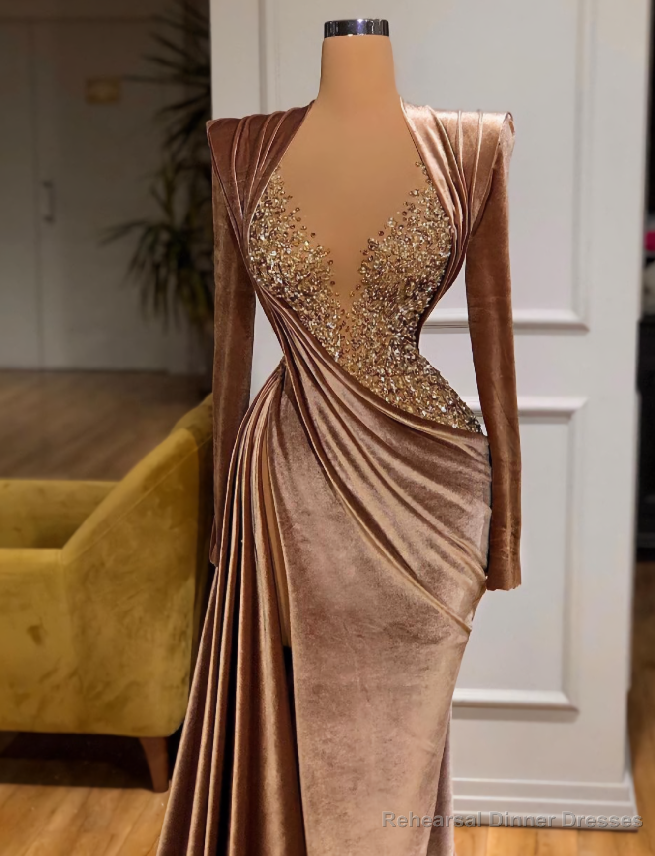 Mermaid Gown Evening Dress, Sexy Long Prom Dresses Main image
