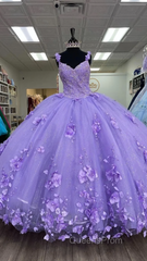 Princess Lilac Quinceanera Dress