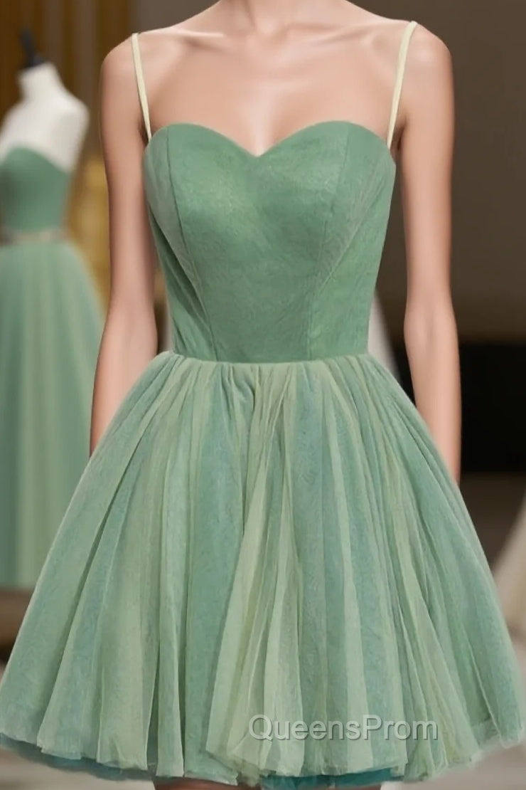 Cute Sweet Neck Short Evening Prom Dress, Mini Dress Main image