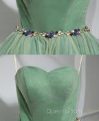 Cute Sweet Neck Short Evening Prom Dress, Mini Dress