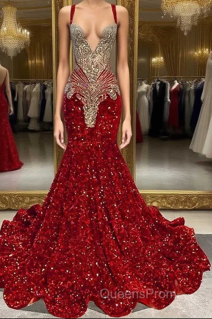 Gorgeous Long Dress Luxury Black Girls Evening Prom Party Formal Gowns Main image