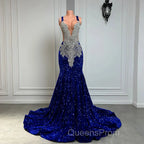 Gorgeous Long Dress Luxury Black Girls Evening Prom Party Formal Gowns