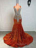 Gorgeous Long Dress Luxury Black Girls Evening Prom Party Formal Gowns