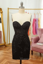Purple Lace Tight Short Hoco Dress