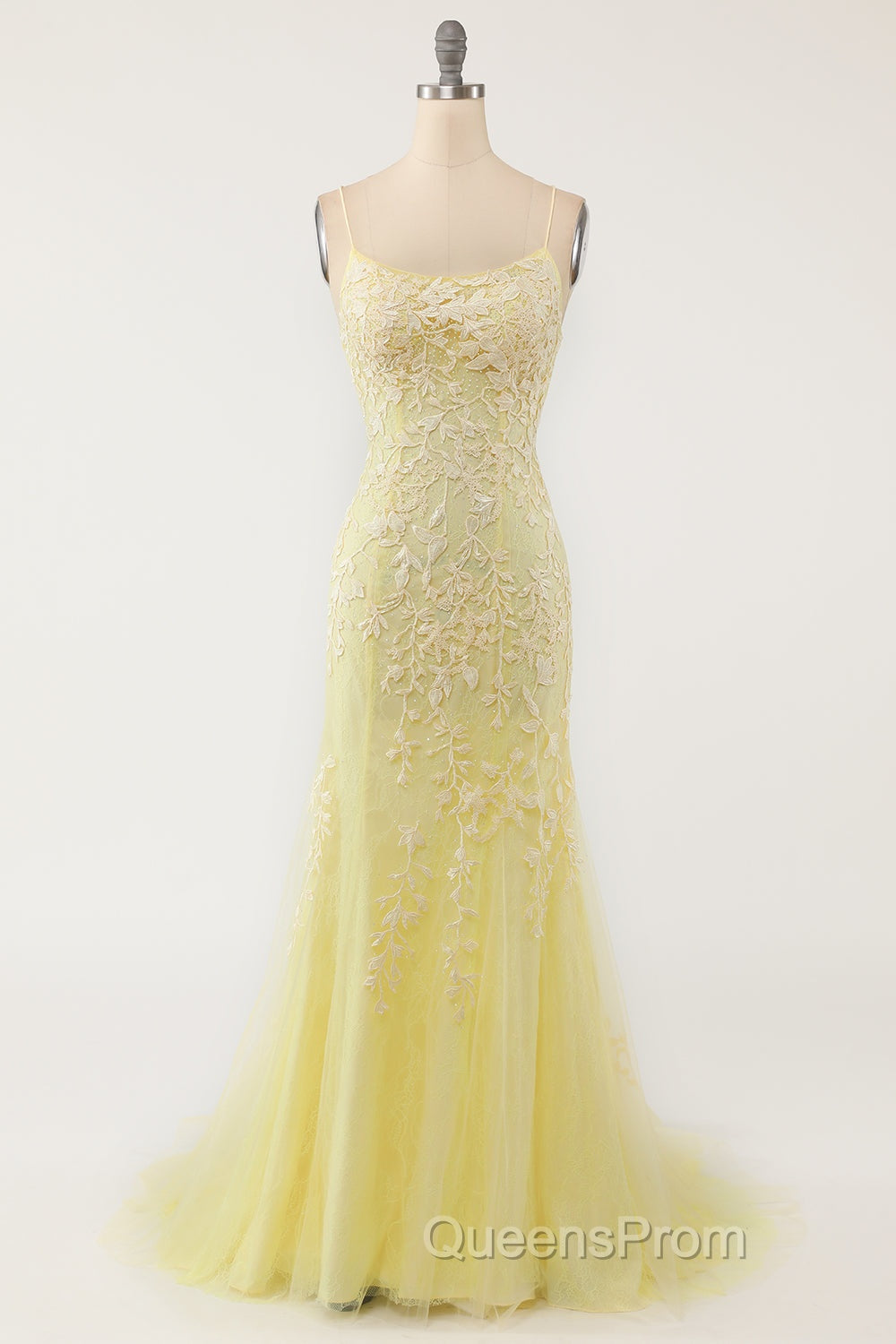 Mermaid Blue Long Evening Prom Dress Backless Evening Dress