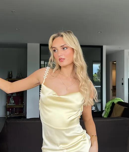 A Line Backless Classy Evening Party Dress Silk Satin Long Classy Prom Dress