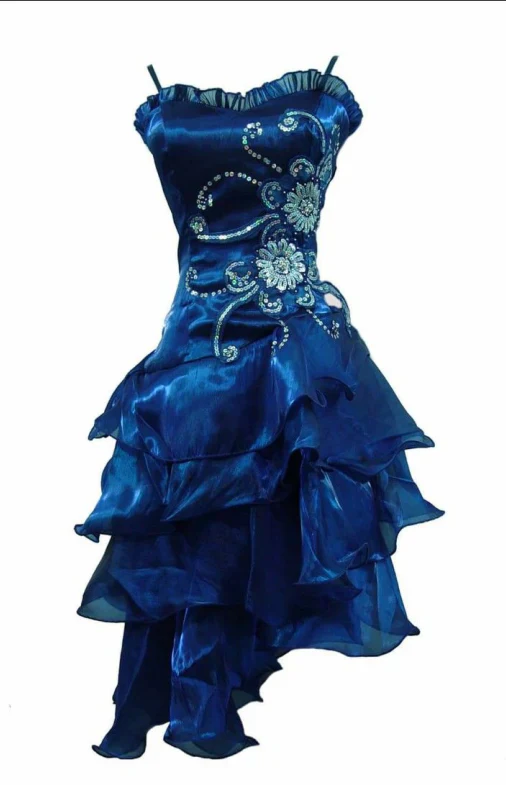 A Line Black Ruffle Short Classy Prom Dress Homecoming Dress