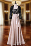 A-line Chiffon Lace Champagne Mother Of The Bride Dress With Jacket
