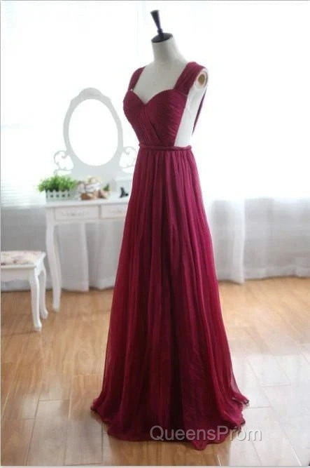 A-Line Chiffon Evening Prom Dress Bridesmaid Dress Secondary image