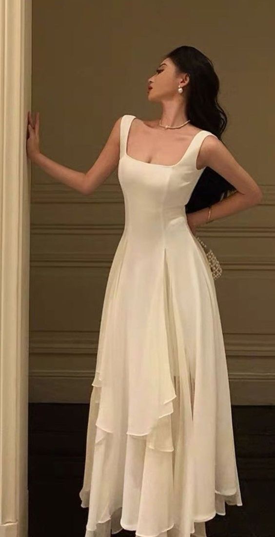 A Line Chiffon Classy Prom Dress,Long Classy Evening Dress,Classy Dress
