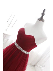 A-Line Elegant Quinceanera Evening Prom ValentineS Day Dress Strapless Sleeveless Chapel Train Satin With Crystals