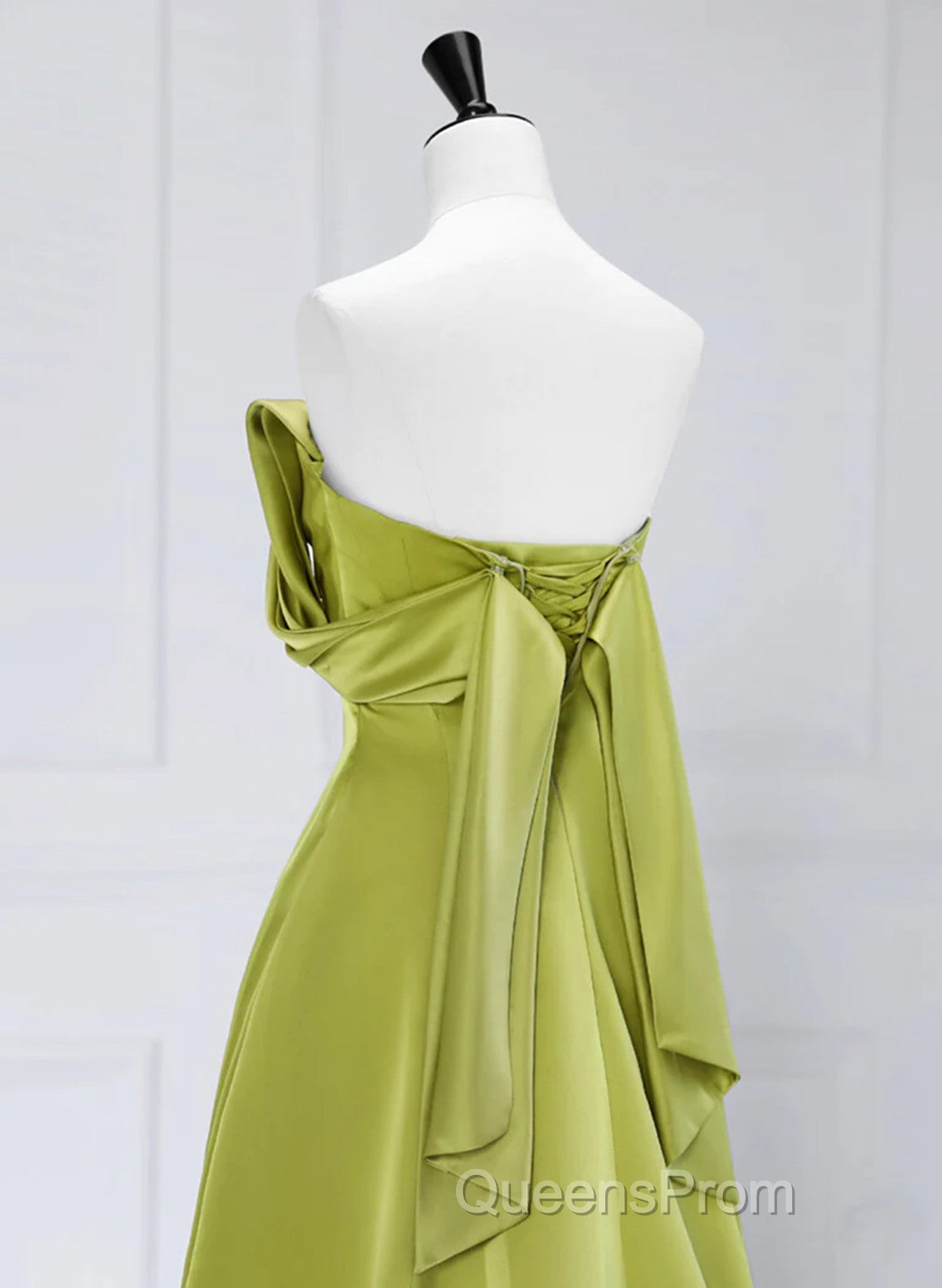 A-Line Green Long Formal Dress Evening Prom Dress, Green Floor Length Party Dress