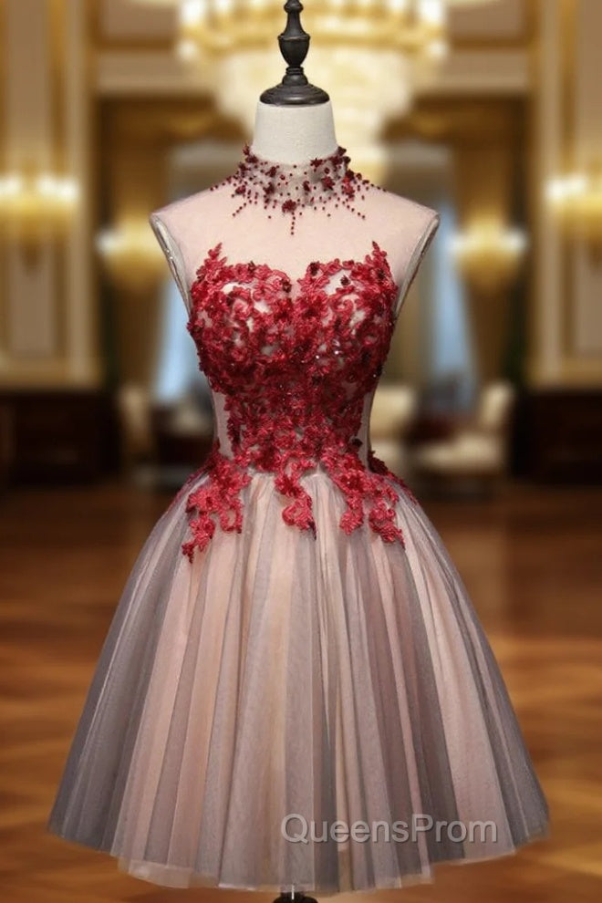 A-line Homecoming Dress Short/Mini Evening Prom Dress Juniors Homecoming Dress Main image