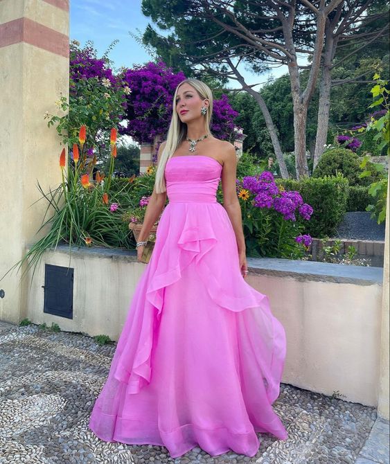 A Line Long Classy Prom Dress Classy Evening Party Dress Main image