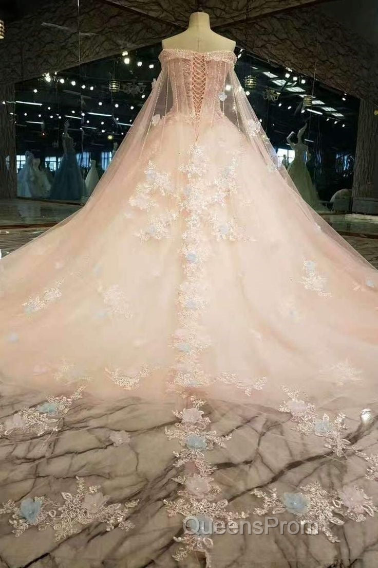 A Line On & Off Shoulder Dress | V Neck Floor Length Lace Gown Girls Wear Evening Prom Dress Secondary image
