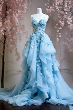 A Line Pink Tulle Long Classy Prom Dress, Classy Evening Classy Dress