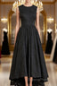 A-Line/Princess Scoop Asymmetrical Lace Mother of the Bride Dress With Applique