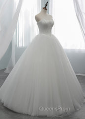 A-Line/Princess Tulle Sweetheart Wedding Dress