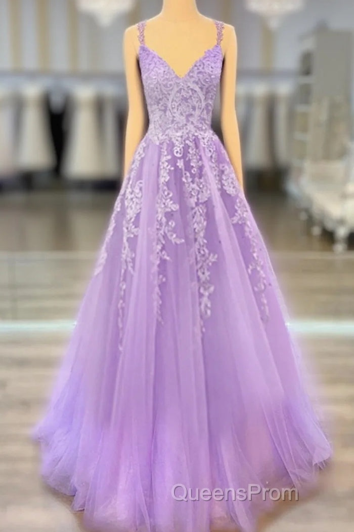 A-Line Evening Prom Dress Maxi Dress Formal Court Train Sleeveless Spaghetti Strap Stretch Chiffon With Appliques Shouder Flower Main image