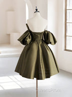 A-Line Puff Sleeves