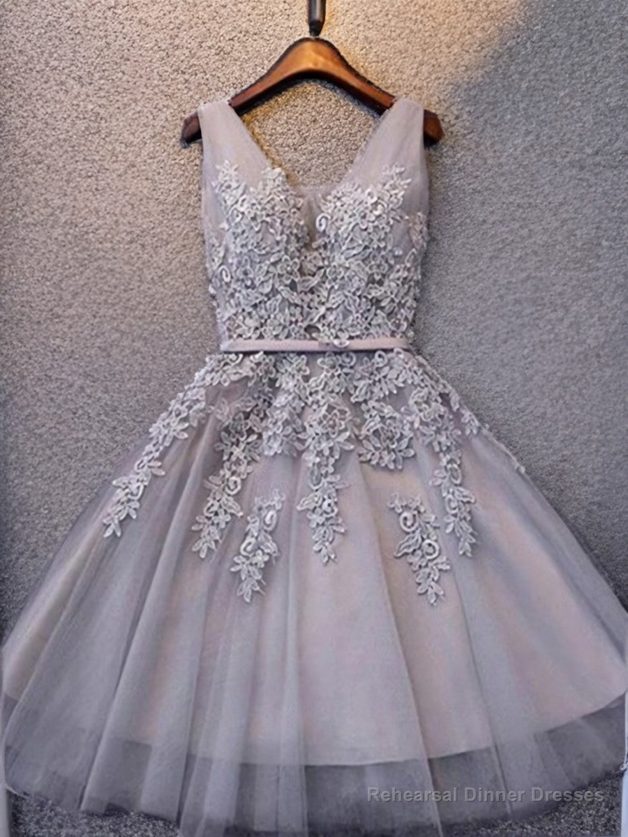 A-line Straps Ruffles Short/Mini Tulle Dress Secondary image