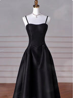 A-Line Sweetheart ??Classy Prom Dress For Birthday&Graduation-Burgundy Satin Long Classy Evening Dress